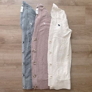 Abercrombie Cardigan - Lot of 3